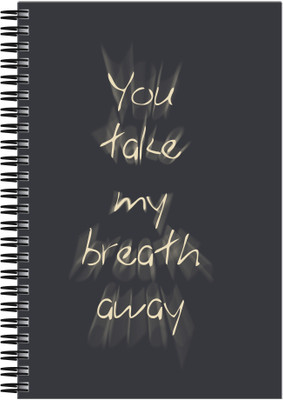 

Art Emporio A5 Notebook(You Take my Breath Away, Multicolor)
