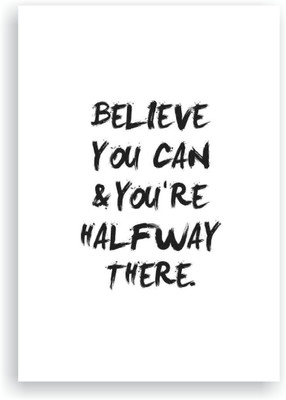 

Goodwork A6 Notebook(Believe You Can, White)