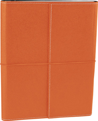 

Eco-Leatherette B5 Journal(Handcrafted, Brunt Orange)