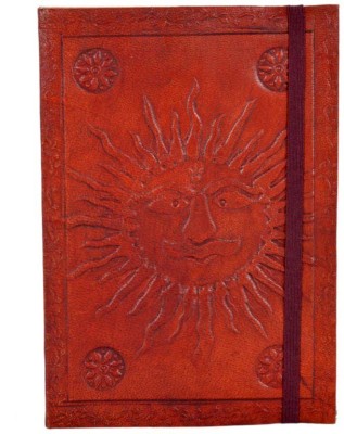 

Craft Club Regular Diary(leather diary with sun emboos, Brown)