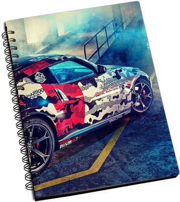 Rangeele Inkers A5 Notebook(Nismo Car, Multicolor)