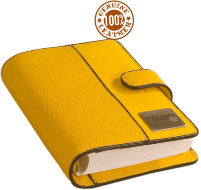 

eZeeBags A5 Planner/Organizer(The Brown Book, Yellow)