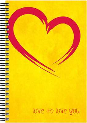 

Art Emporio A5 Notebook(Live to Love You, Multicolor)