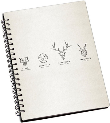

Rangeele Inkers A5 Notebook(GOT Polygon Logo, Multicolor)