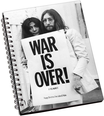 

Rangeele Inkers A5 Notebook(War Is Over, Multicolor)