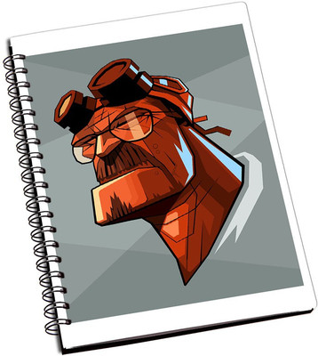 

Rangeele Inkers A5 Notebook(Walter White Monster, Multicolor)
