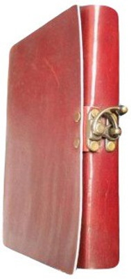 

eShilp Regular Journal(Handmade Plain Leather Cover Diary-1 Lock Closure-Pasted Binding Size 33x25x2.5 Cm Brown, Brown)