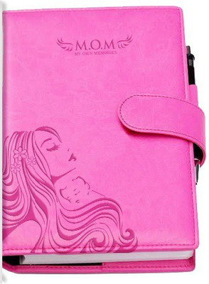 

Tiara Diaries A5 Journal(Pregnancy Journal cum planner & record book, Pink)