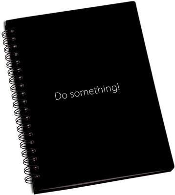 

Rangeele Inkers A5 Notebook(Do Something Inspirational Words, Multicolor)