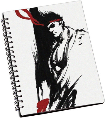 

Rangeele Inkers A5 Notebook(ryu Street Fighter Art, Multicolor)