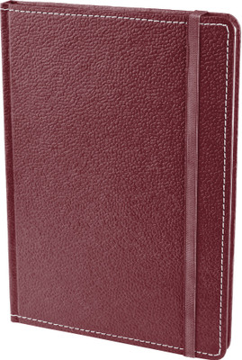 

Eco-Leatherette A5 Diary(Handcrafted Cover Journal, Maroon)