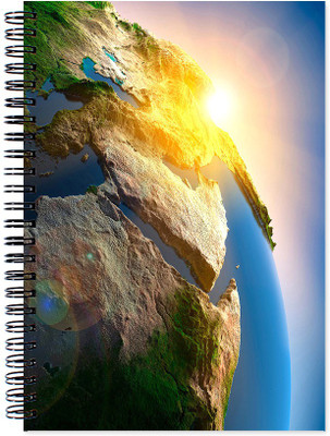 

VenTechno A5 Diary(3D Designer Wirebound Ruled Paper Sheets Personal and Office Stationary Notebooks Diary, Multicolor)