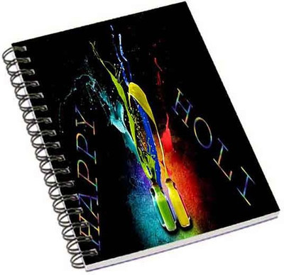 

Shopmania A5 Notebook(Happy Holi, Multicolor)