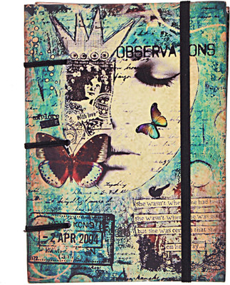 

Craft Play A5 Diary(Queen Print Special Binding With Elastic, Multicolor)
