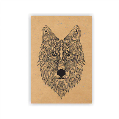 

Goodwork A5 Notebook(Wolf, Brown)
