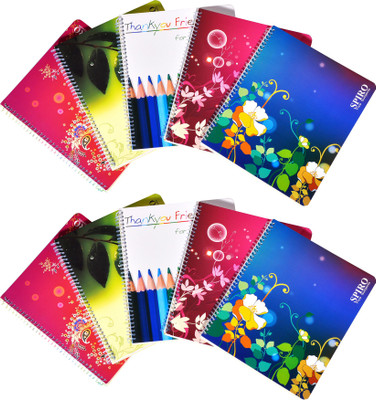

Oddy A4 Note Pad(Paper Executive 5 Subject, Multicolor, Pack of 10)