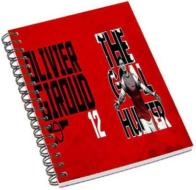

Shopmania A5 Notebook(Blue footballer, Multicolor)