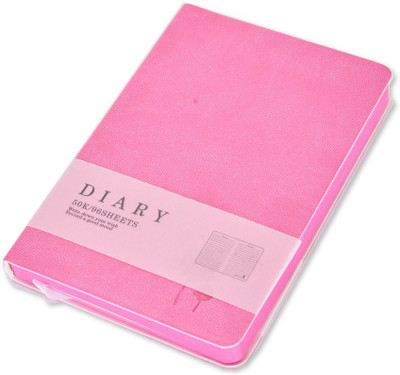 

Enwraps Regular Diary(Flower Engraved Small PK, Pink)