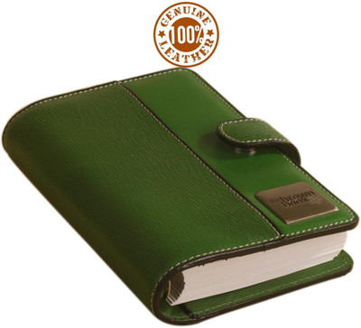 

eZeeBags A5 Planner/Organizer(The Brown Book, Green)