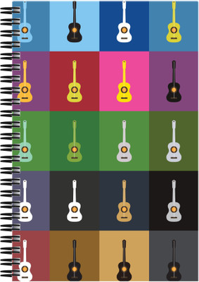 

Art Emporio A5 Notebook(Guitar Pop Art, Multicolor)