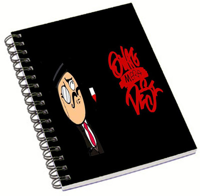 

Shopmania A5 Notebook(DESIGNER NOTEBOOK, Multicolor)