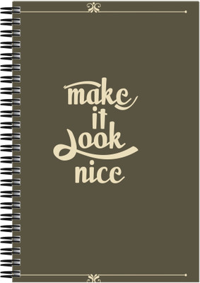 

Art Emporio A5 Notebook(Make it Look Nice, Multicolor)