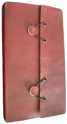 

eShilp Regular Journal(Handmade Plain Leather Cover Diary-2 Button Closure-Pasted Binding Size 23x13x2.5 Cm Brown, Brown)