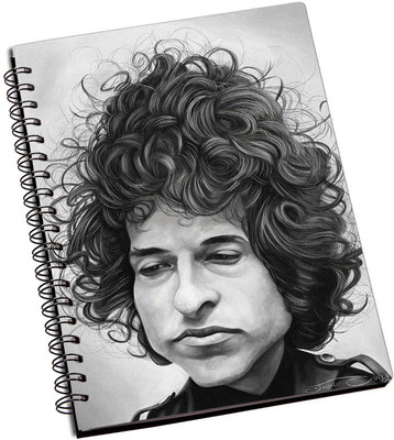 

Rangeele Inkers A5 Notebook(Bob Dylan caricature, Multicolor)