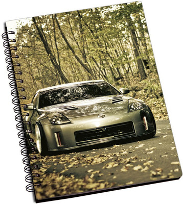 

Rangeele Inkers A5 Notebook(Nissan Car Om Road, Multicolor)
