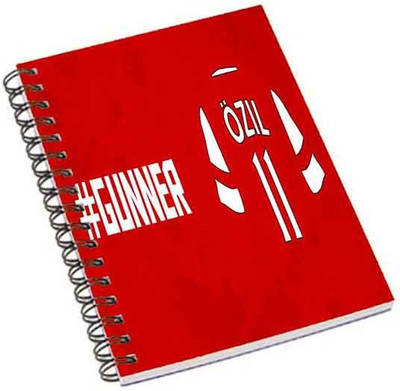 

Shopmania A5 Notebook(Red footballer, Multicolor)