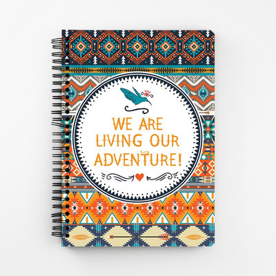 

RAYITE A5 Diary(Adventure Aztec Pattern Geometric, Multicolor)