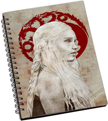 

Rangeele Inkers A5 Notebook(Game Of Thrones Khaleesi Painting Grunge, Multicolor)