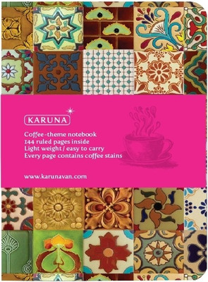 

Karunavan Notebook(Coffee Theme, Turquoise Tile)