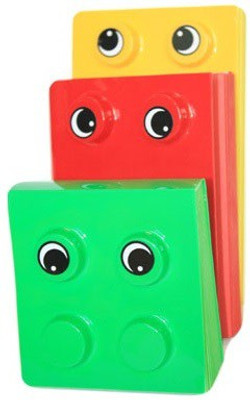 

GeekGoodies Mini Memo Pad(Block Lego Eye Small Size, Multicolor, Pack of 3)