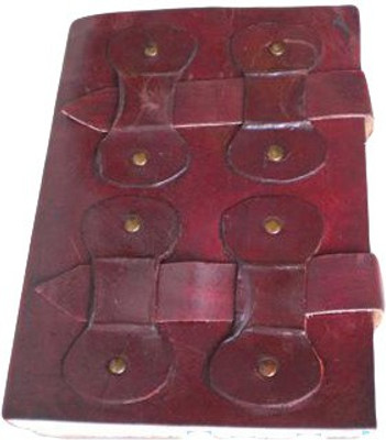 

eShilp Regular Journal(Handmade Plain Leather Cover Diary-2 Strip Flap Size 30x21x2.5 Cm Brown, Brown)
