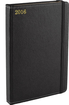 

Eco-Leatherette A5 Diary(2016 One Dated, Black)