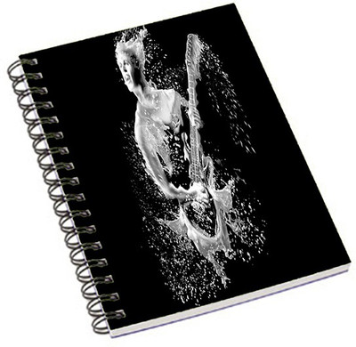 

Shopmania A5 Notebook(Abstract Guitar, Multicolor)