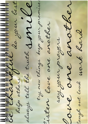 

Art Emporio A5 Notebook(Life Quotes, Multicolor)