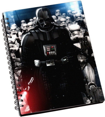 

Rangeele Inkers A5 Notebook(Black vader Army, Multicolor)