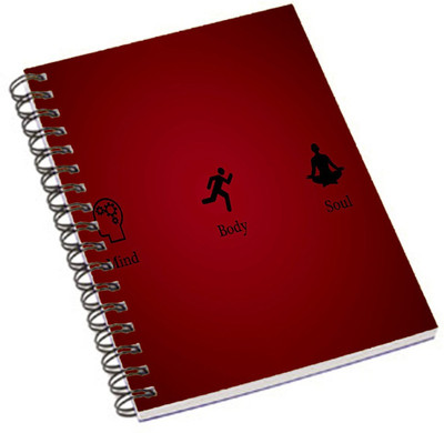 

Shopmania A5 Notebook(DESIGNER PRINTED NOTEBOOK, Multicolor)