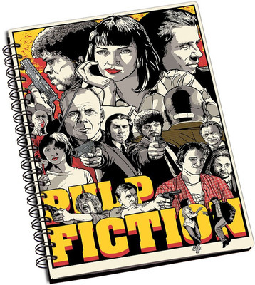 

Rangeele Inkers A5 Notebook(Pulp Fiction All Character Artwork, Multicolor)