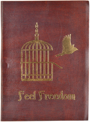 

Hare Krishna Regular Diary(Feel Freedom foil Print Diary Notebook, Brown)