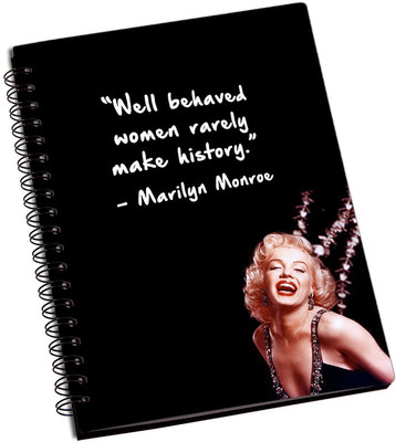 

Rangeele Inkers A5 Notebook(Marilyn monroe Quote, Multicolor)