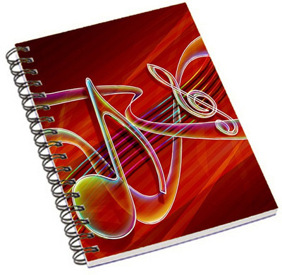 

Shopmania A5 Notebook(Music, Multicolor)