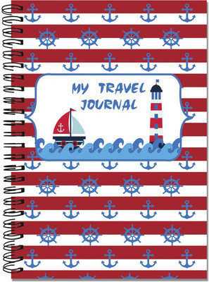 

Little Jamun A5 Diary(Travel Journal - Nautical, Multicolor)