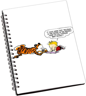 

Rangeele Inkers A5 Notebook(Calvin And Hobbes on Religon, Multicolor)