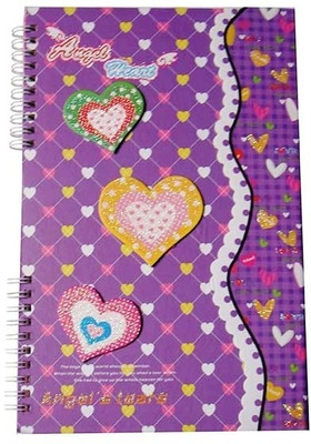 

BJ A5 Writing Pad(Angel Heart, Purple)