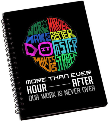 

Rangeele Inkers A5 Notebook(Daft Punk Quotes, Multicolor)