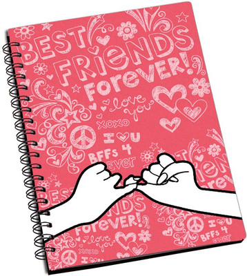 

ShopMantra A5 Notebook(Best Friends Forever, Multicolor)