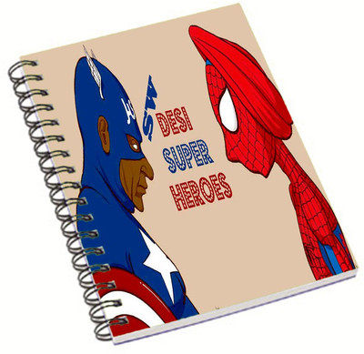 

Shopmania A5 Notebook(DESIGNER NOTEBOOK, Multicolor)